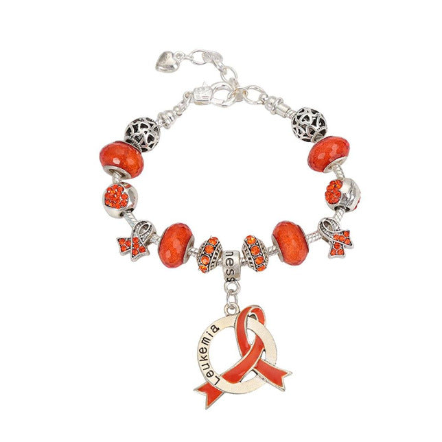2019 Leukemia Awareness Luxury Charm Bracelet leukemialcb Awareness-alert 
