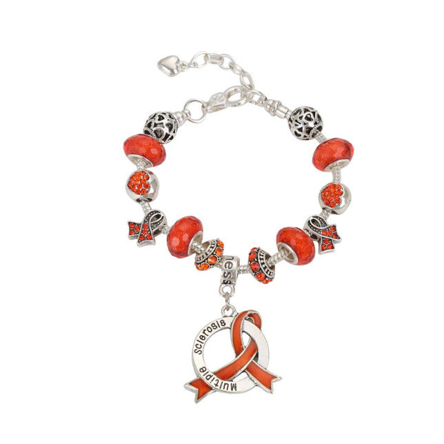 2019 Multiple Sclerosis Awareness Luxury Charm Bracelet mslcb Awareness-alert 