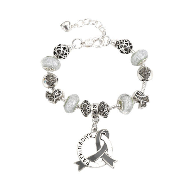 2019 Parkinson’s Awareness Luxury Charm Bracelet parkinsonslcb Awareness-alert 