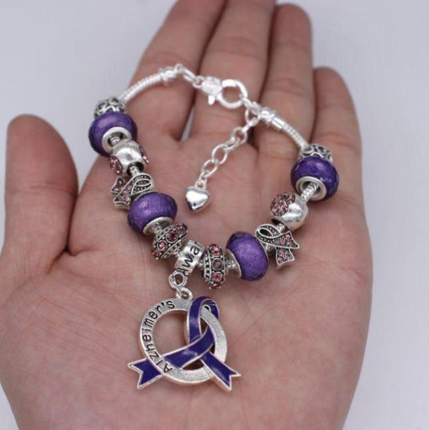 Alzheimer&#39;s Awareness Luxury Bracelet