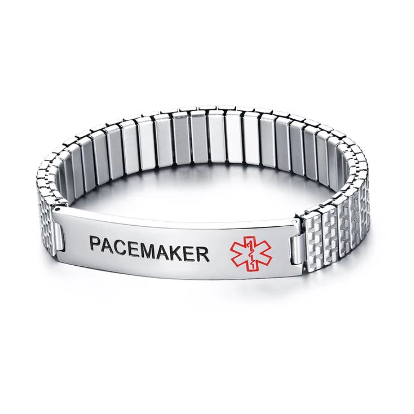 Pacemaker Medical Alert Bracelet for Men