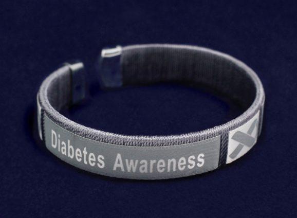 Diabetes awareness bangle bracelet DABB1 Awareness-alert 